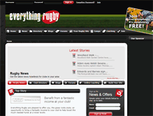 Tablet Screenshot of everythingrugby.com